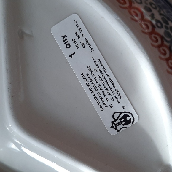 Polish Pottery Divided Server - Picture 5 of 5